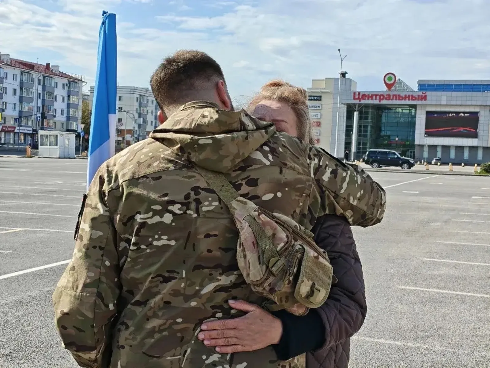 В Уфе военнослужащих проводили в зону СВО