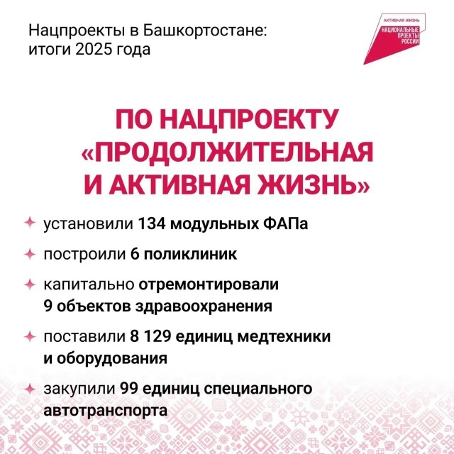 Радий Хабиров подвёл итоги реализации нацпроектов в 2025 году