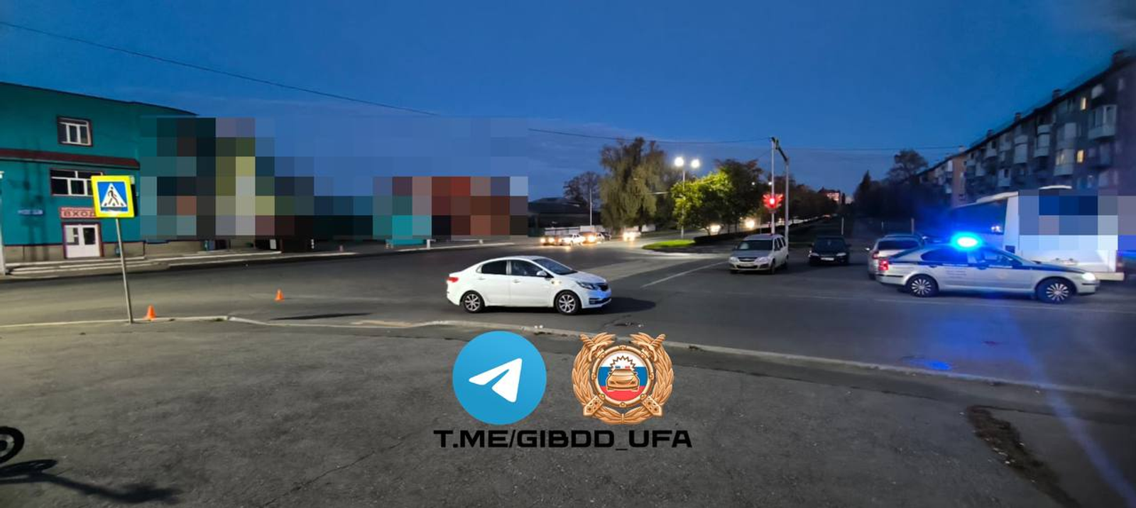 В Уфе после наезда госпитализирован пешеход