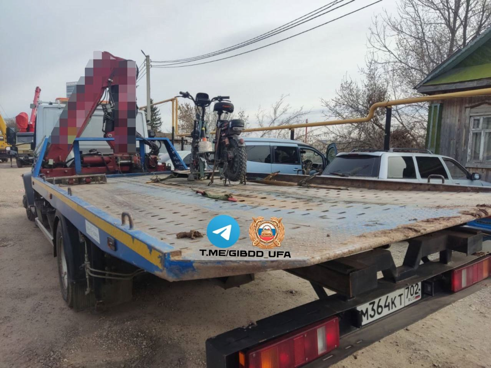 В Уфе сотрудники ГАИ конфисковали у доставщика еды электровелосипед