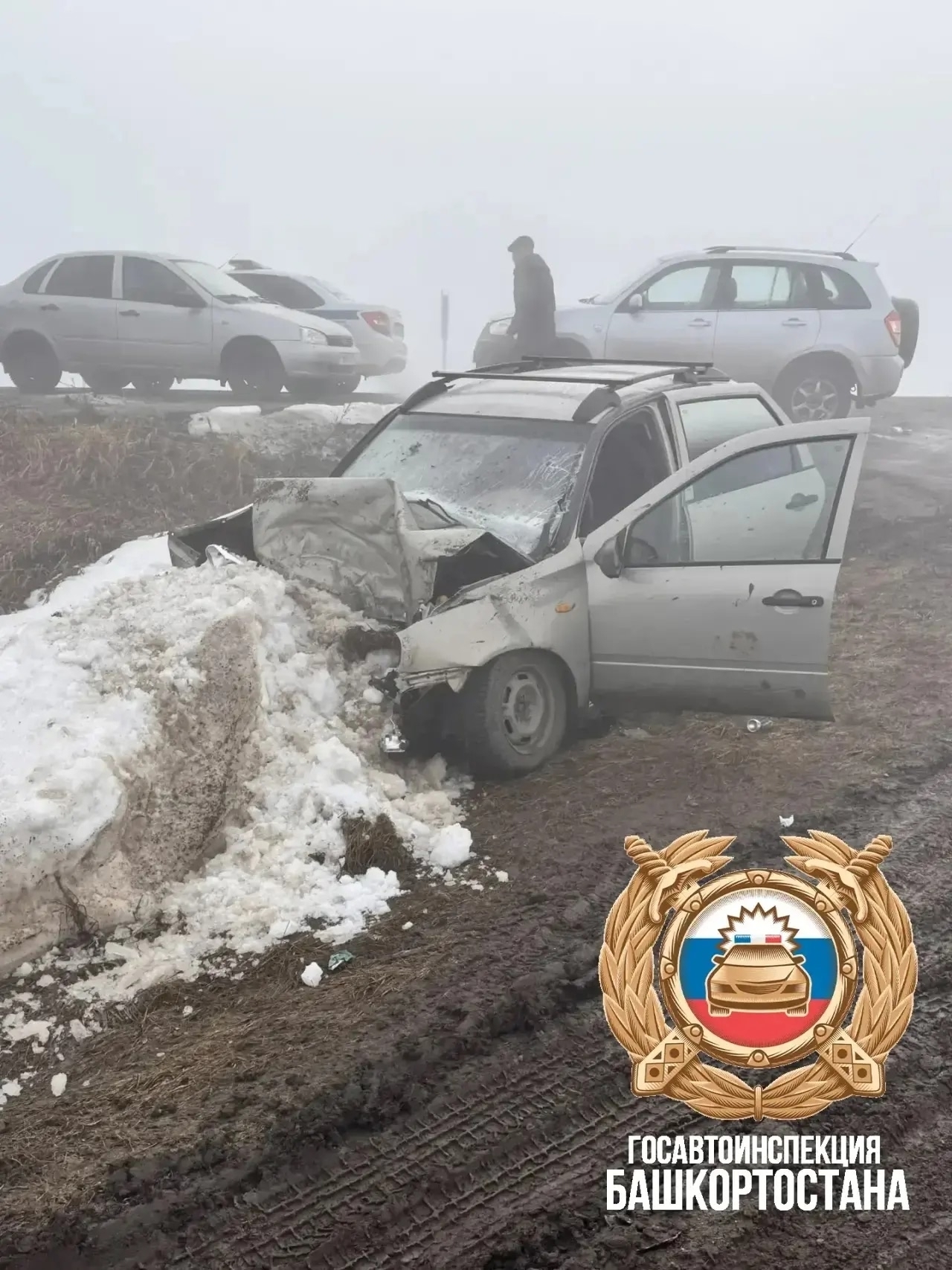 В Башкирии женщина за рулём «Лады» погибла в ДТП