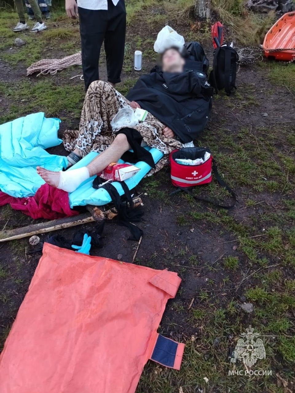 В Башкирии турист чуть не отрубил себе ногу