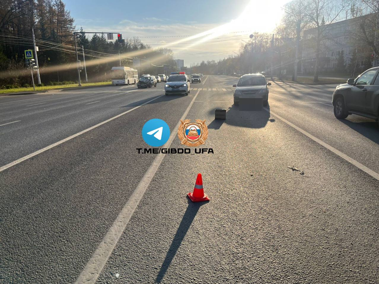 В Уфе после ДТП госпитализирован водитель «Ларгуса»