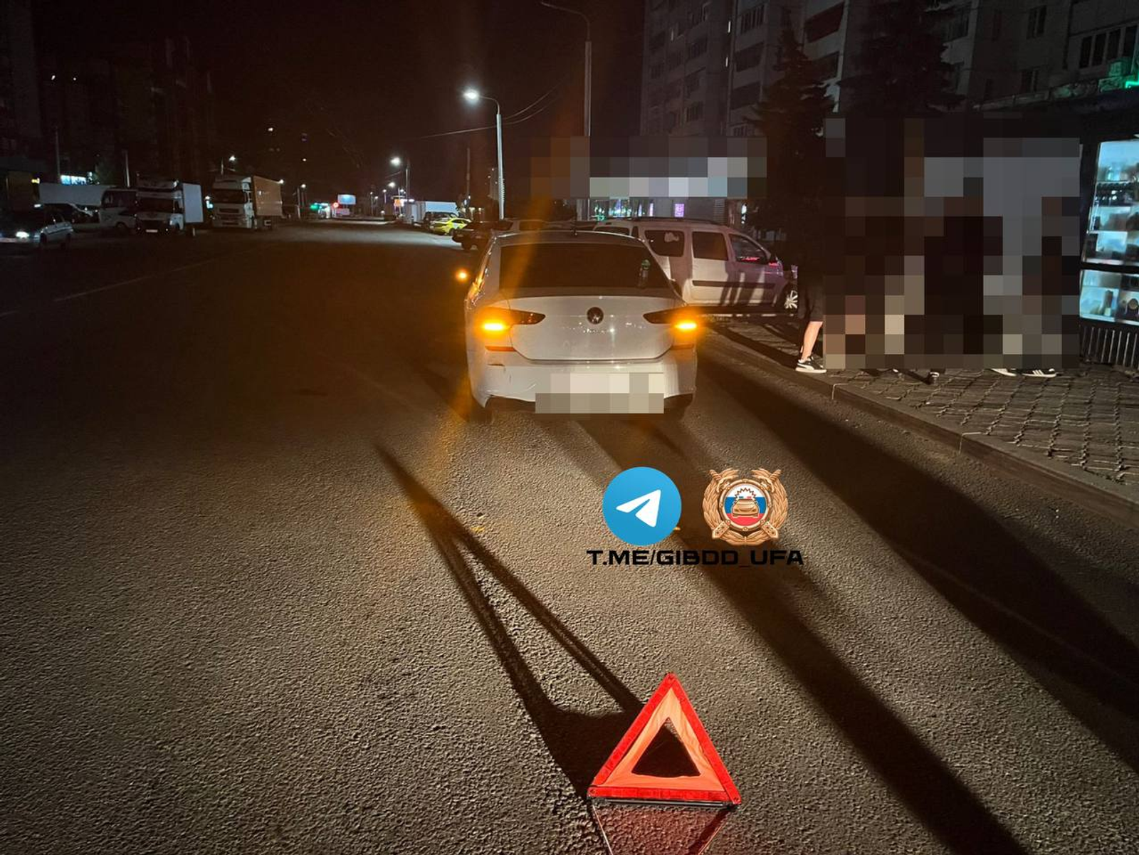 В Уфе после наезда госпитализирован пешеход