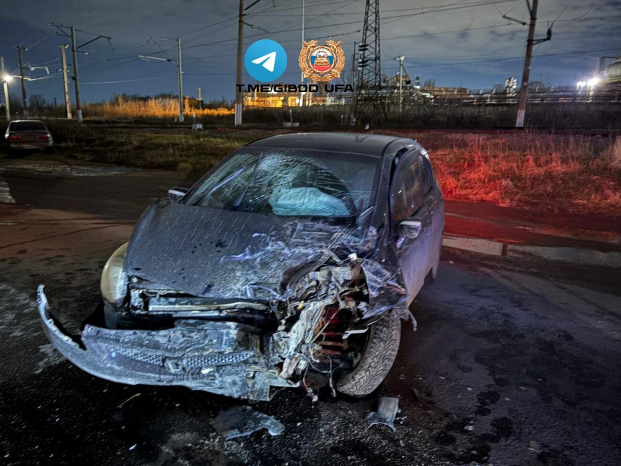 В Уфе после ДТП госпитализирован водитель «Хонды»