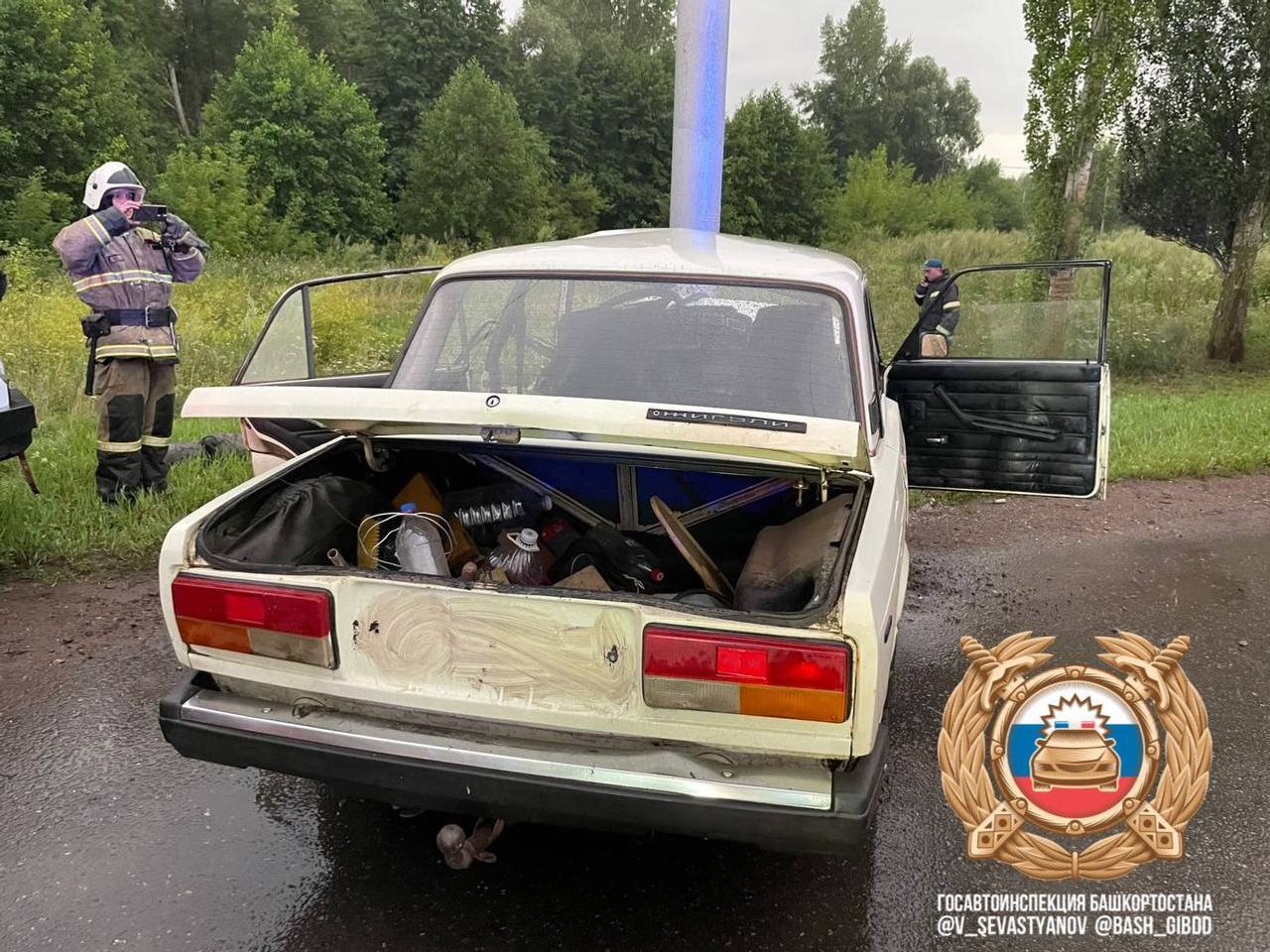 В Башкирии в ДТП разбился лишённый прав водитель