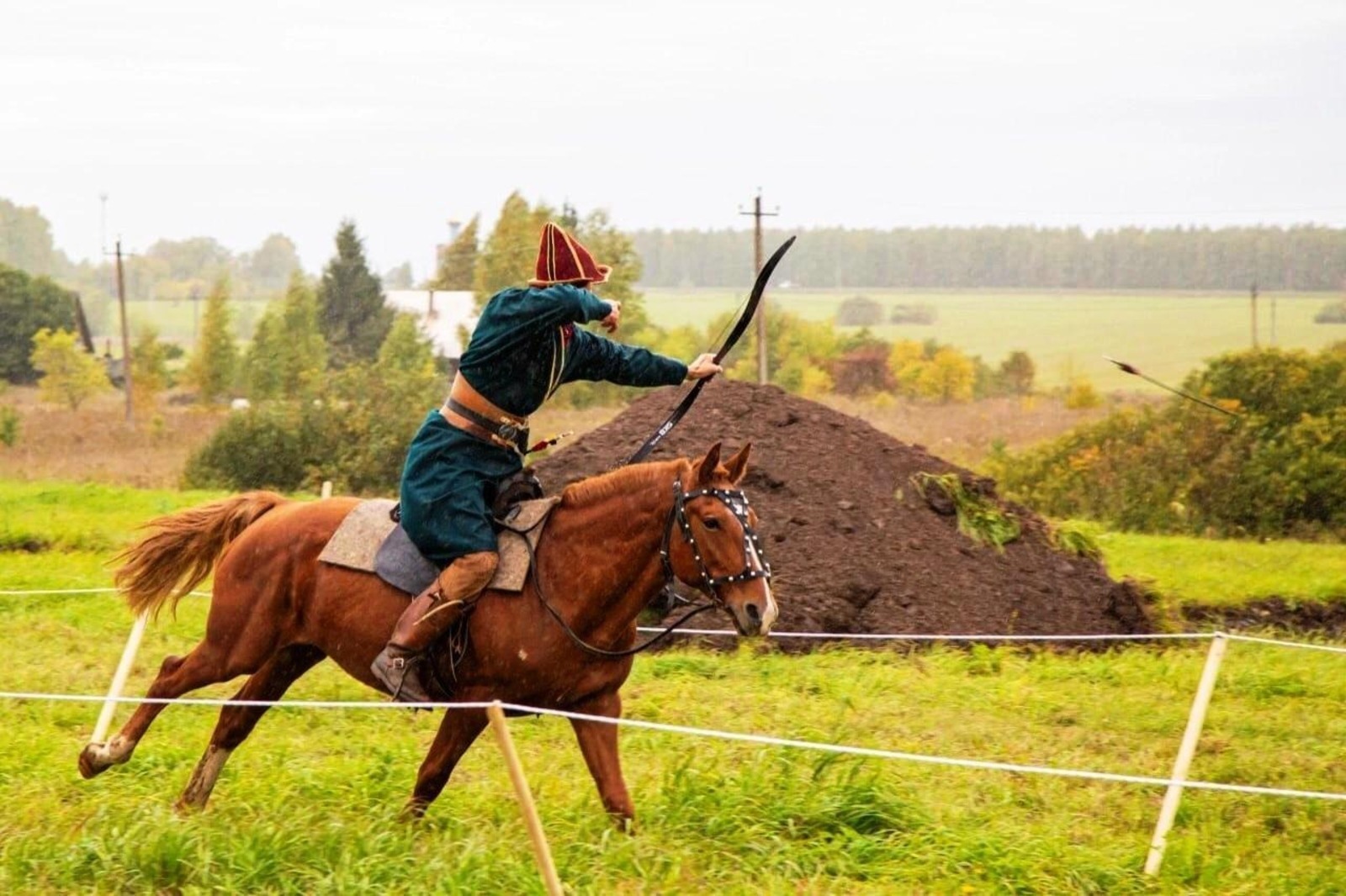 На фестивале «Башкирская лошадь» состоялся турнир лучников
