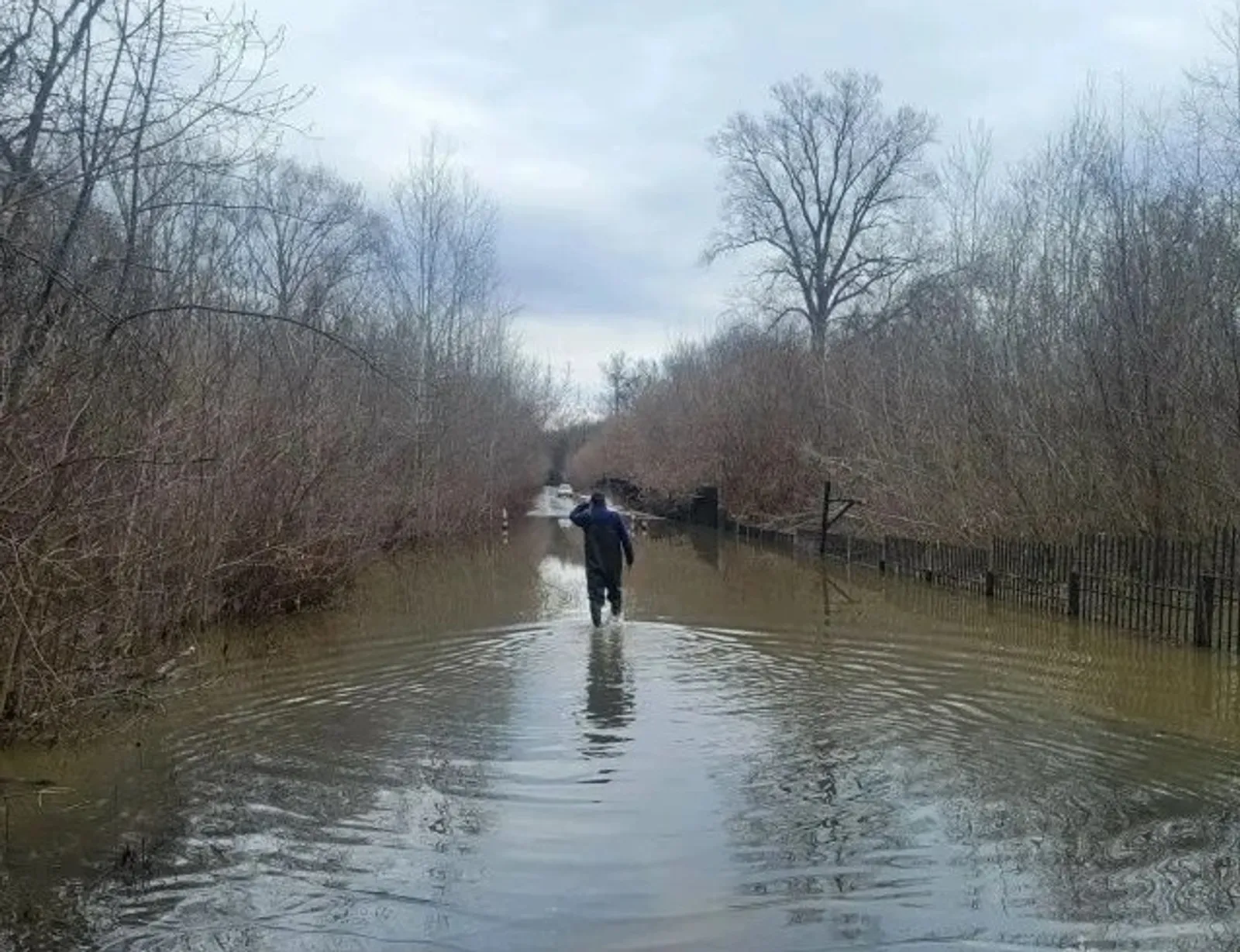 В Уфе вода зашла на территорию СНТ «Козарез» и «Альбатрос»