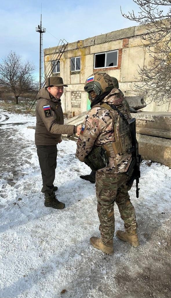 Андрей Назаров рассказал о встрече с бойцами из Башкирии в зоне СВО