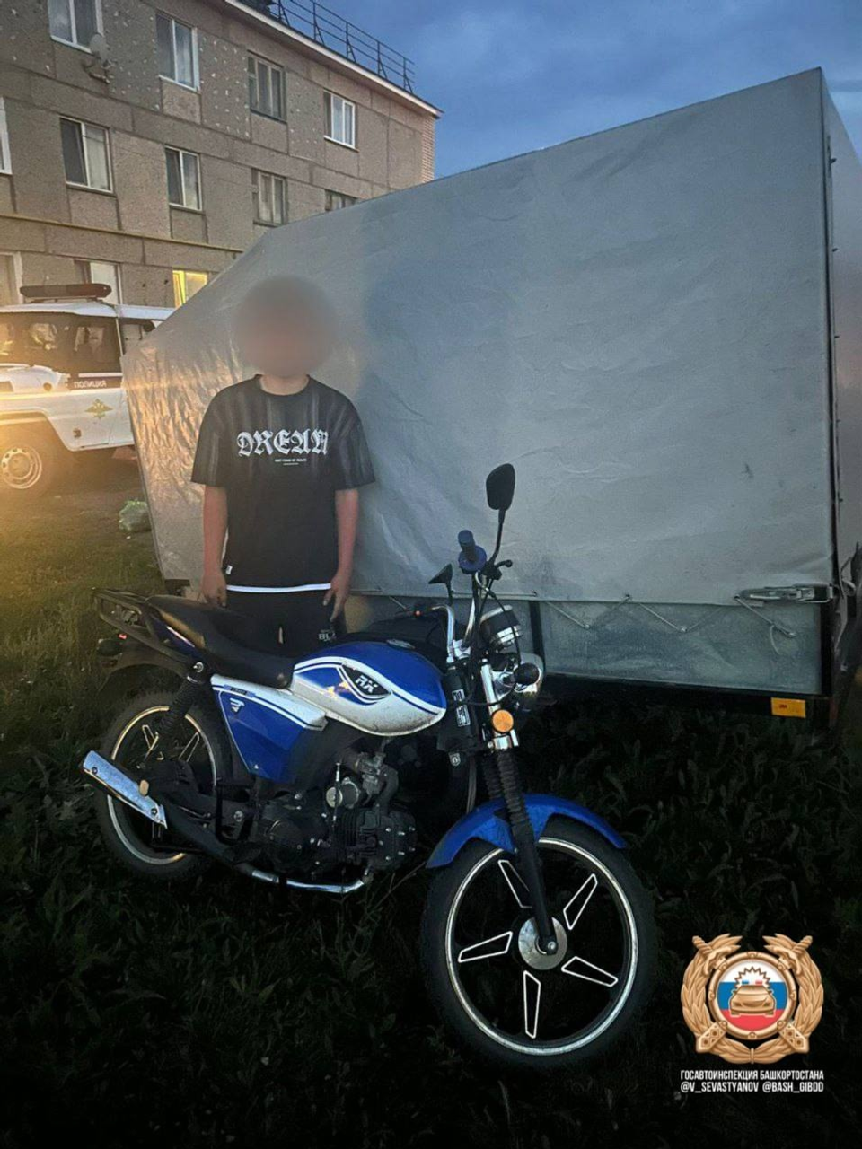 В Башкирии двух подростков задержали за рулём мототранспорта