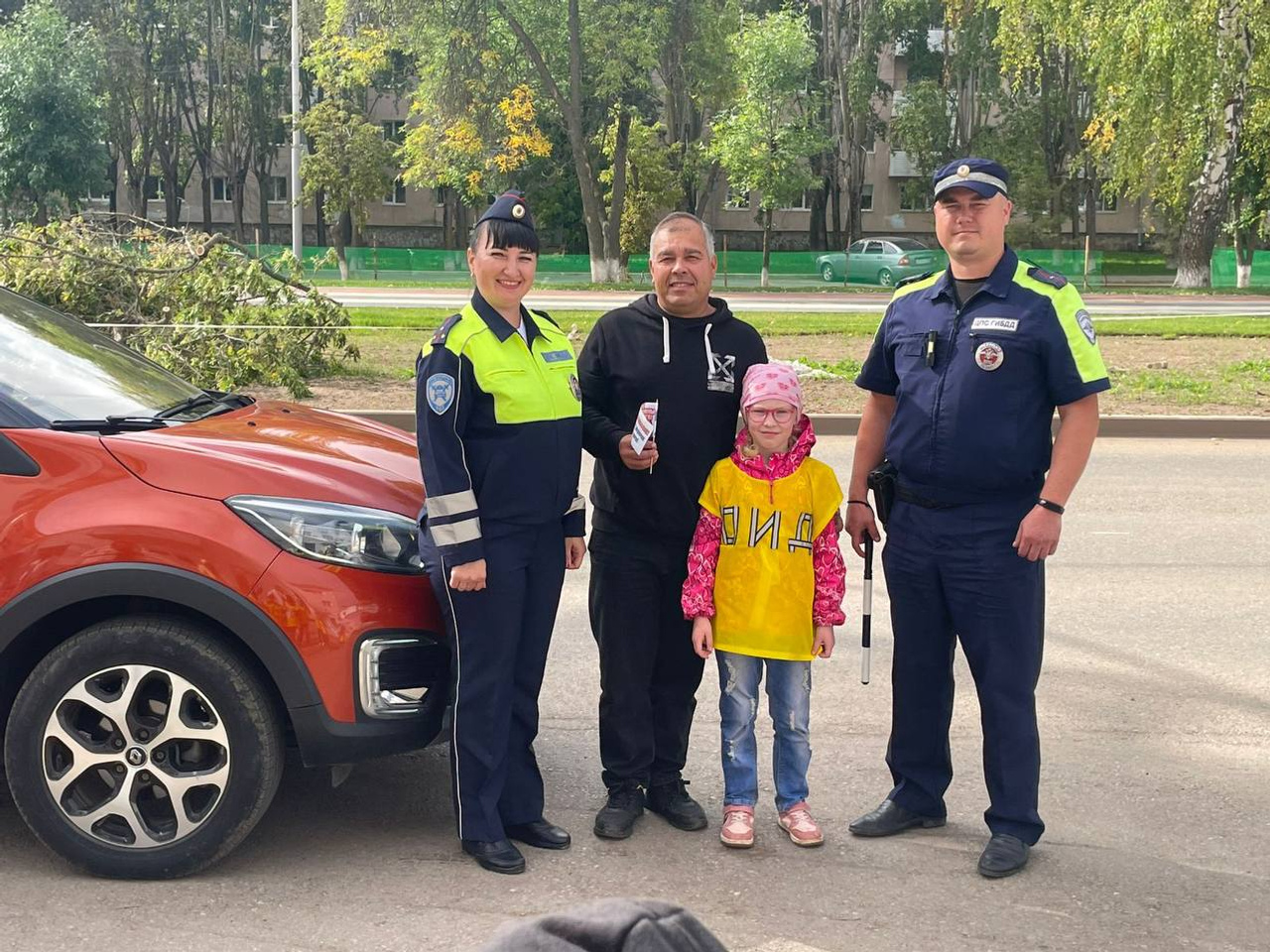 В Башкирии детсадовцы провели акцию «Внимание! На дорогах дети!»