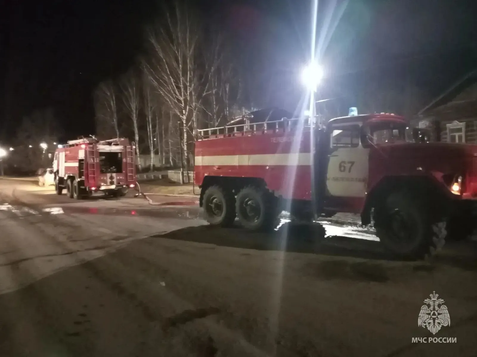 В Белокатайском районе Башкирии в пожаре погибли двое