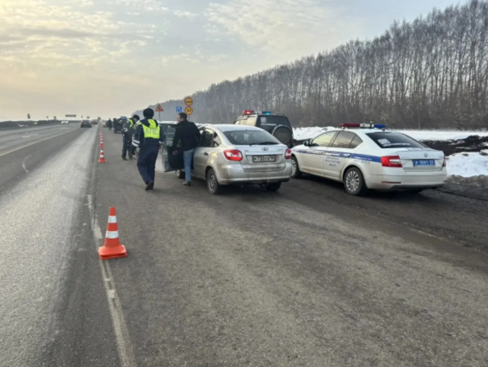 На трассе Уфа — Оренбург идёт тотальная проверка водителей