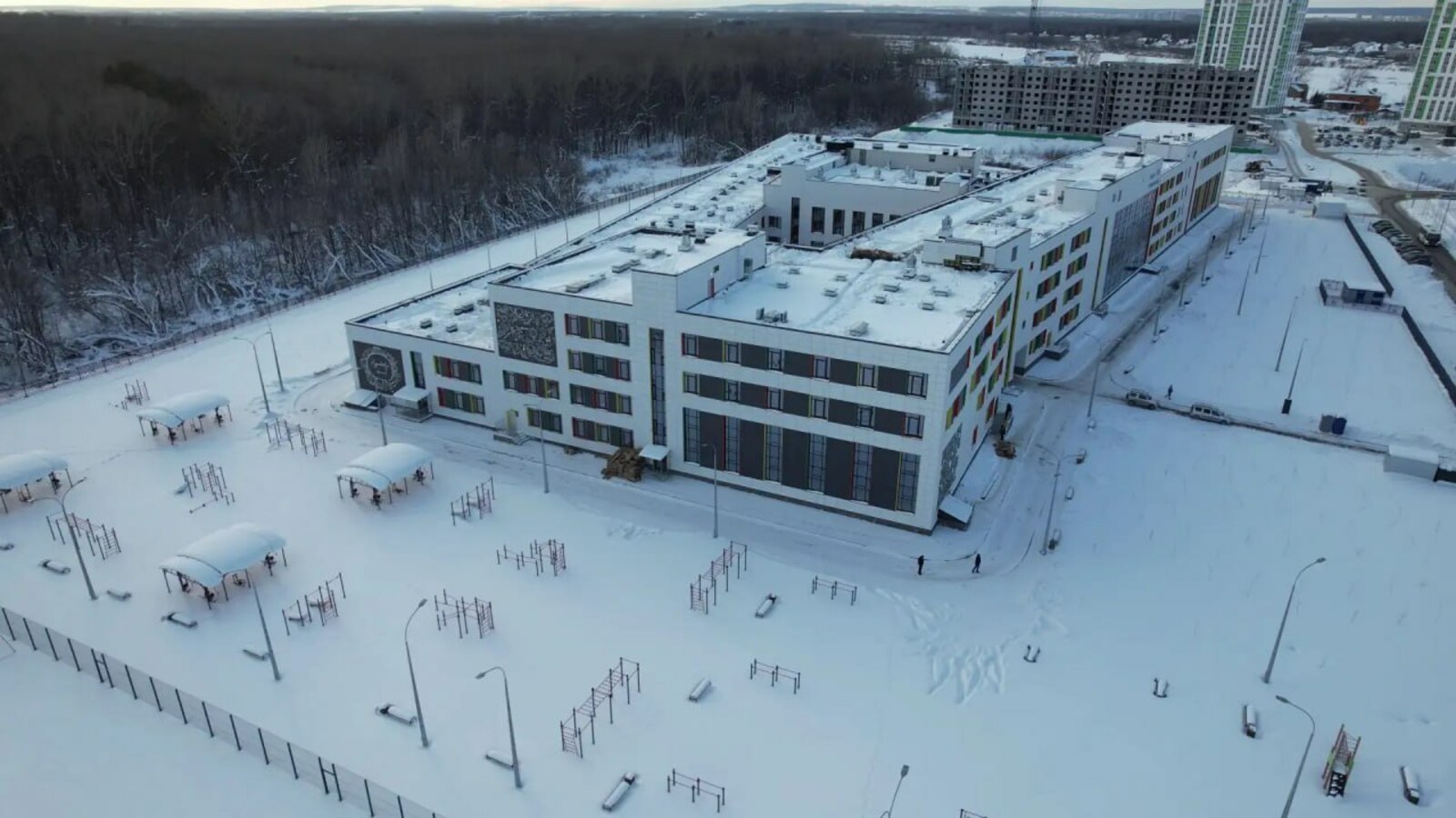 На следующей неделе школа в Кузнецовском районе Уфы примет первых учеников