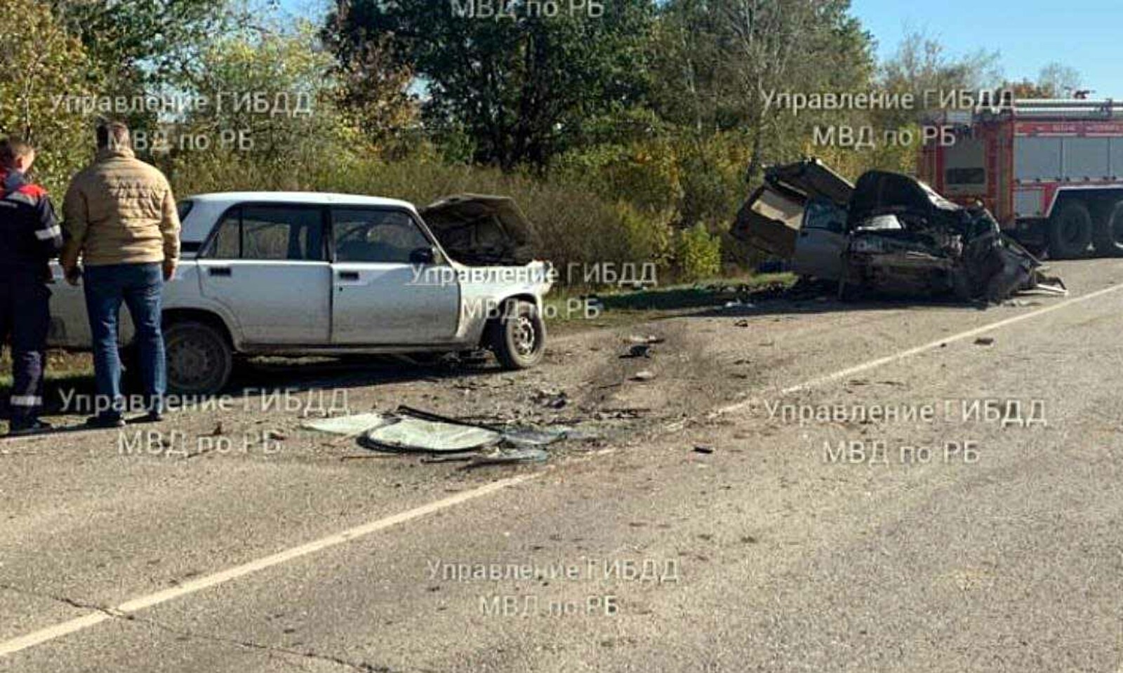 В Башкирии водитель «Лады» погиб в ДТП. Четверо госпитализированы