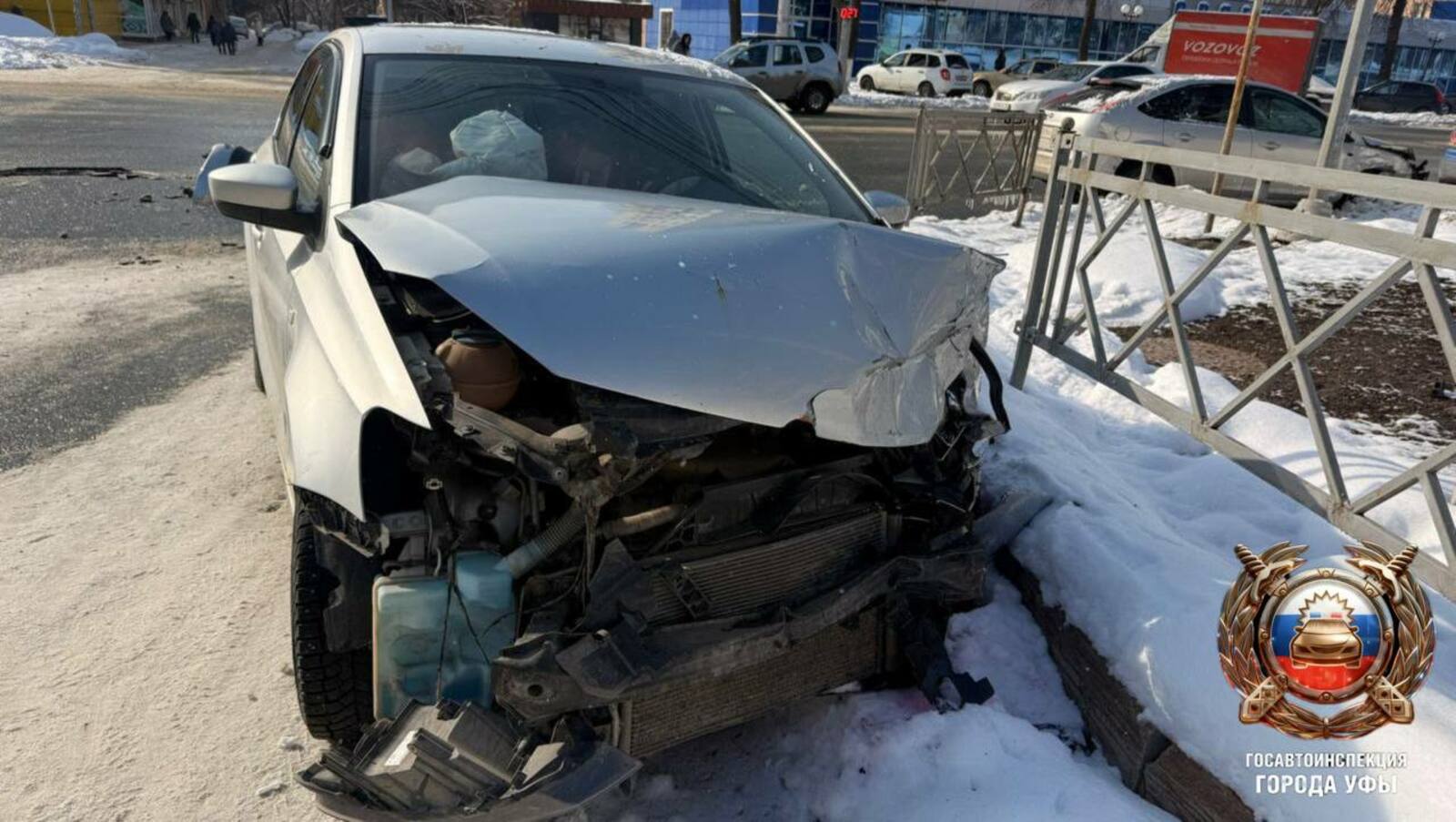 В Уфе двое детей госпитализированы после ДТП