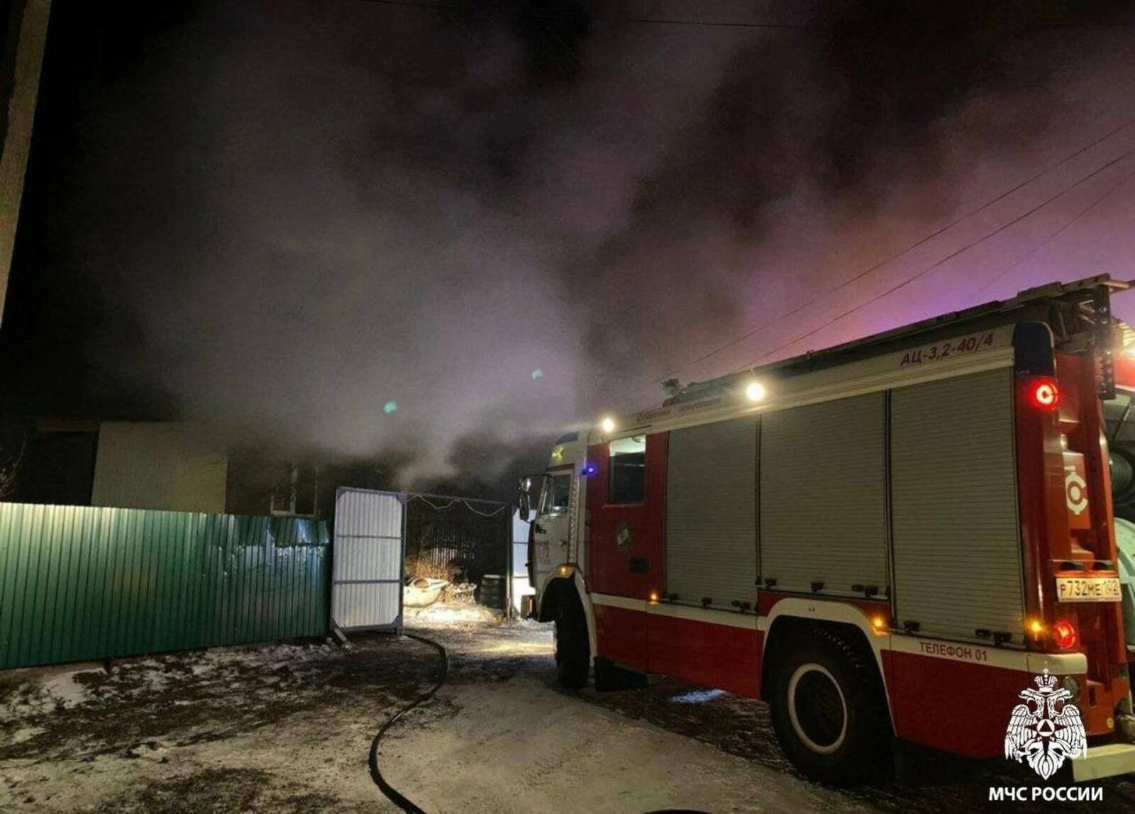 В Башкирии в пожаре сгорела семья: родители и пятеро детей
