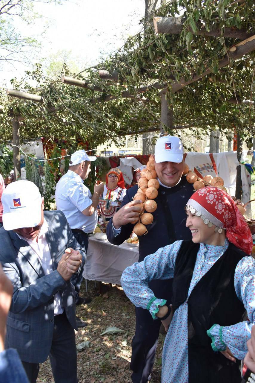 Ирек Сагитов посетил сабантуй в Кармаскалинском районе