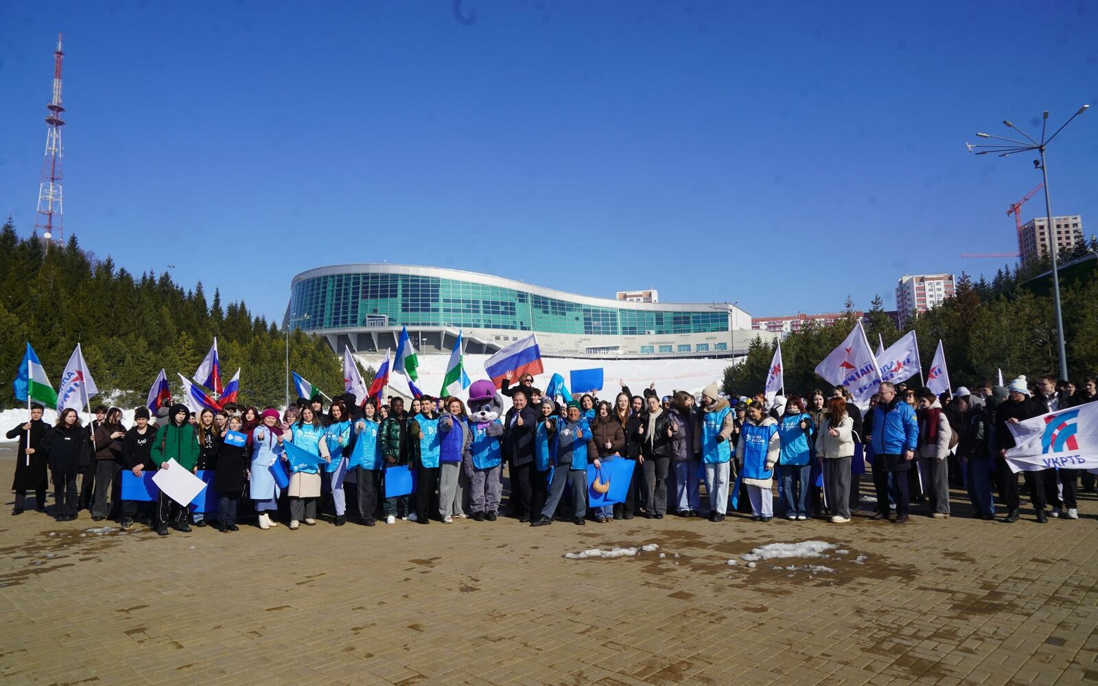 В Уфе прошёл молодежный экологический флешмоб