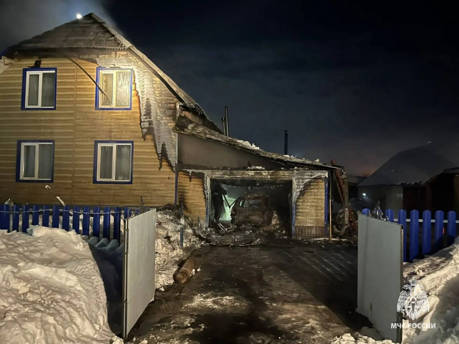 Житель Башкирии чуть не погиб в пожаре