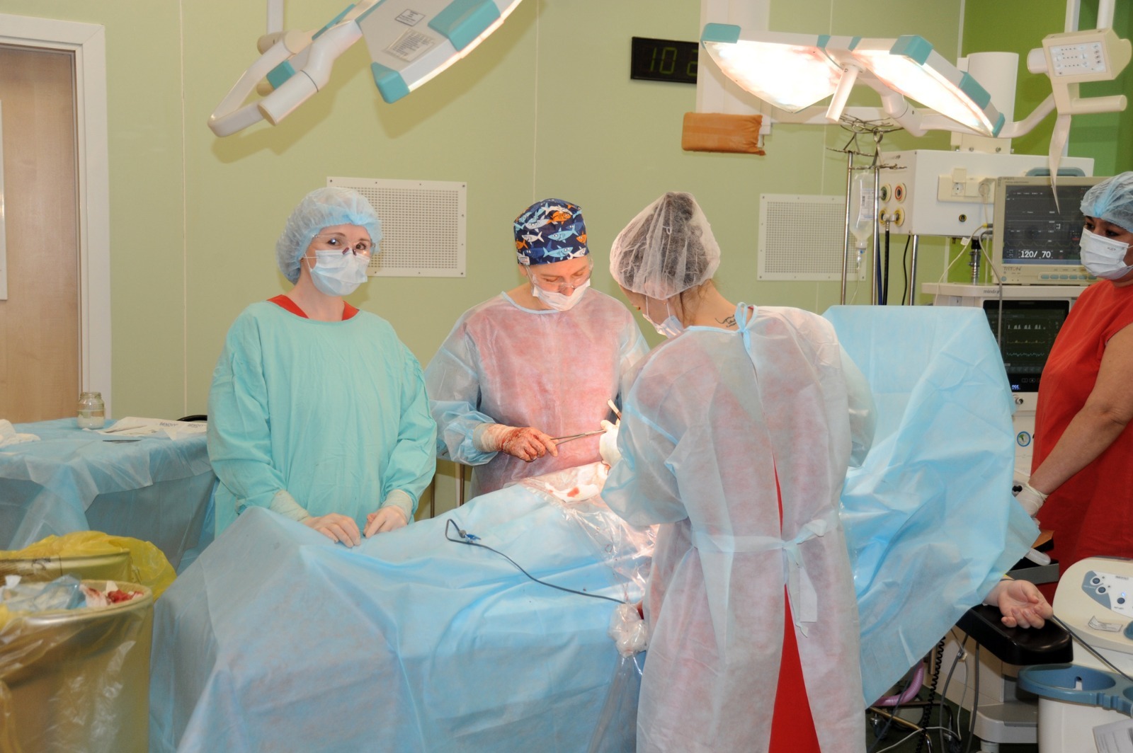 Ринат РАЗАПОВ  40 процентов детей в РКПЦ рождаются путем кесарева сечения, но этот процент постепенно уменьшается.