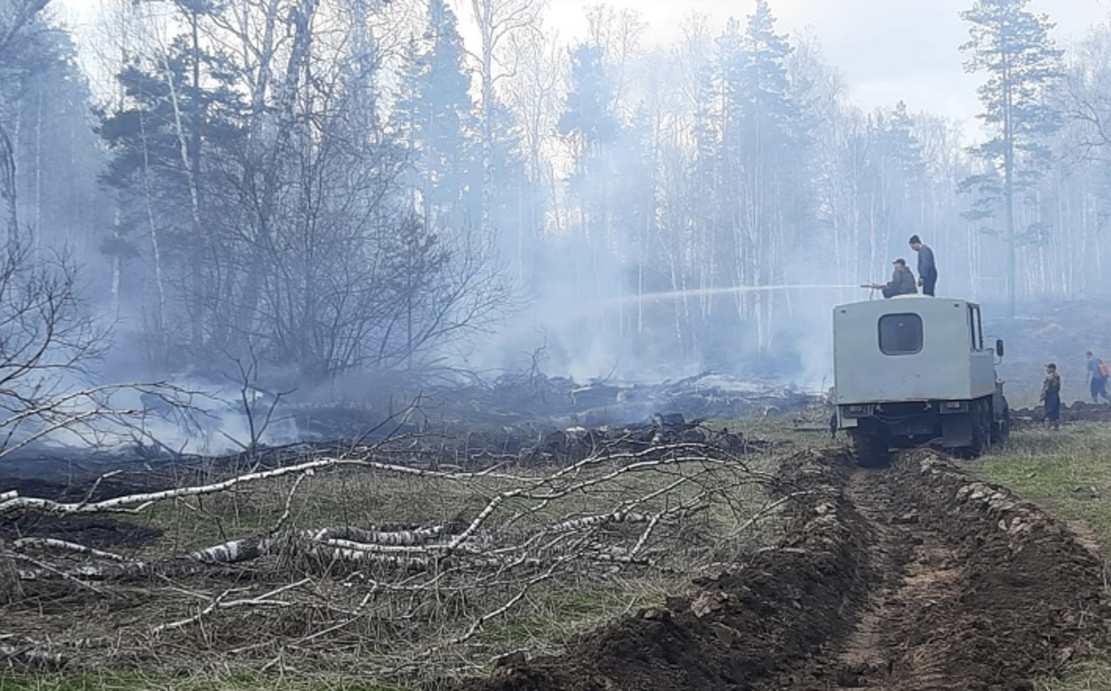 В Башкирии вспыхнул очередной лесной пожар