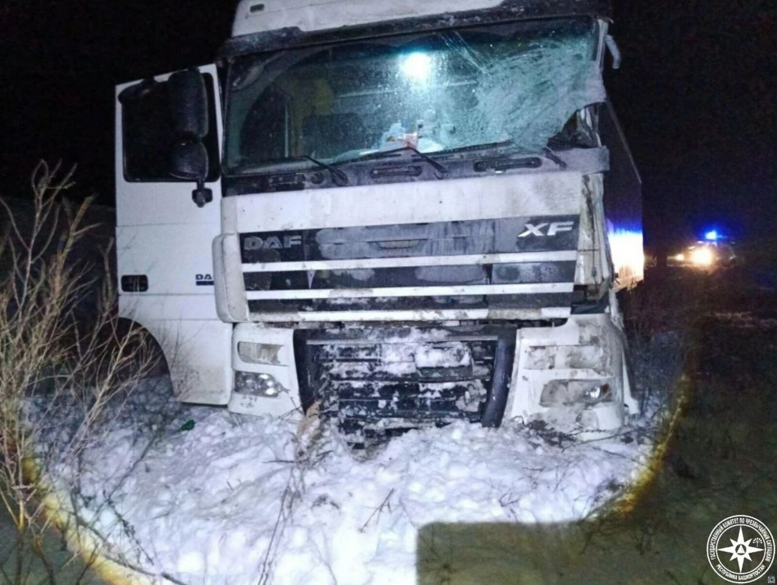 В Башкирии в ДТП пострадал водитель фуры