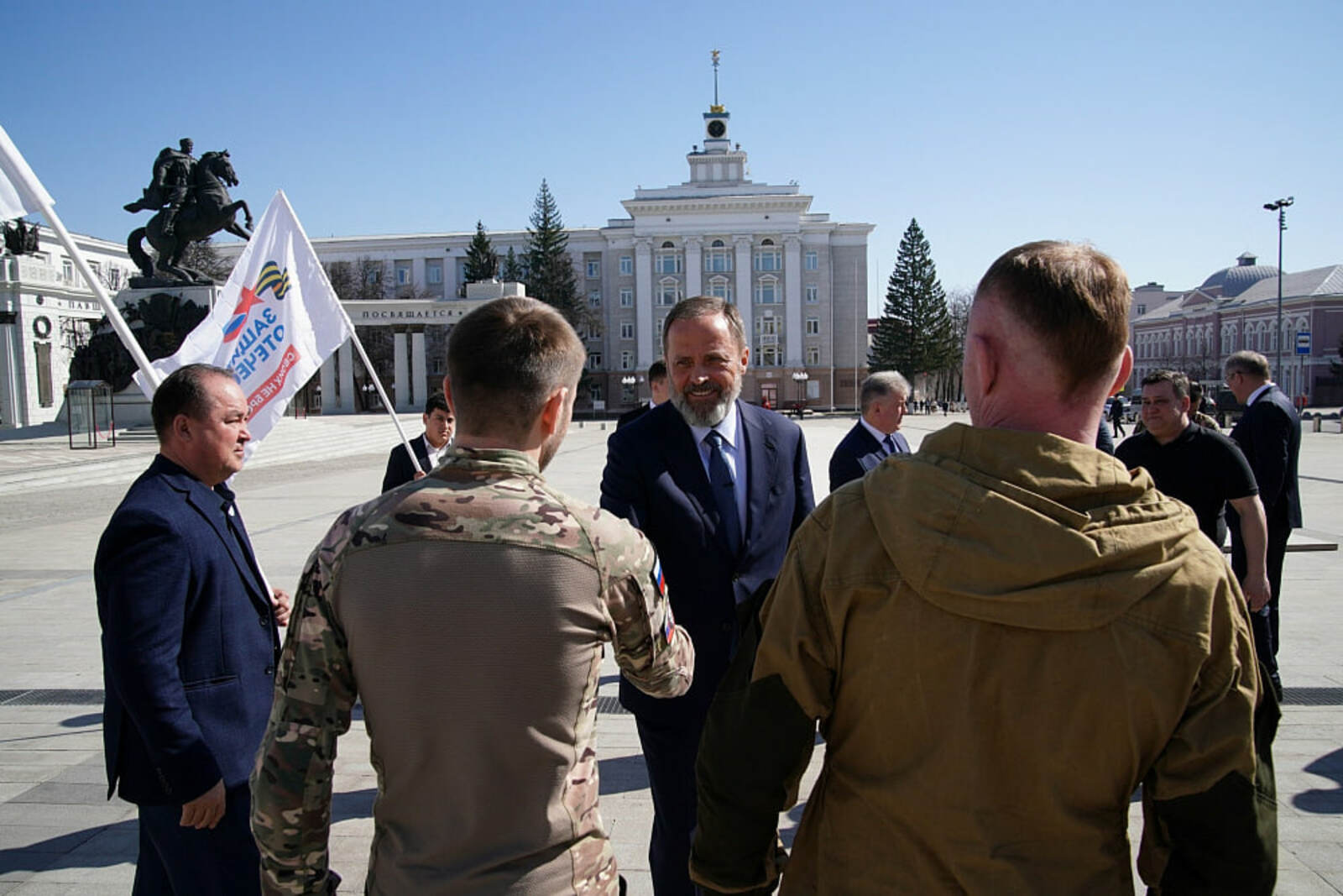 Игорь Комаров высоко оценил работу филиала фонда «Защитники Отечества» в Уфе