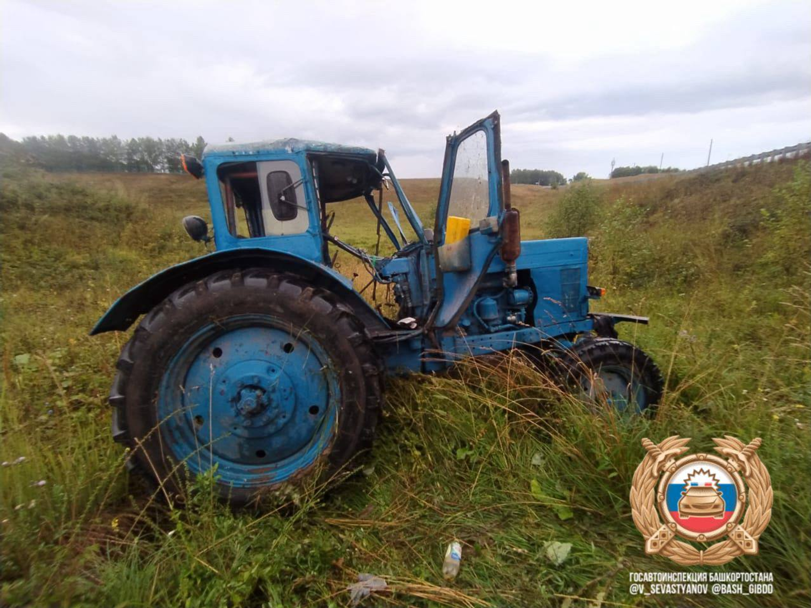 В Мишкинском районе Башкирии погиб тракторист