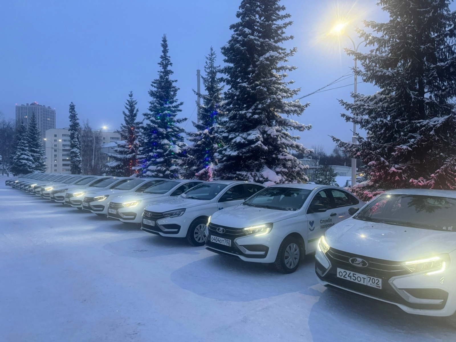 Автомобили Lada Vesta получили четырнадцать больниц Башкирии