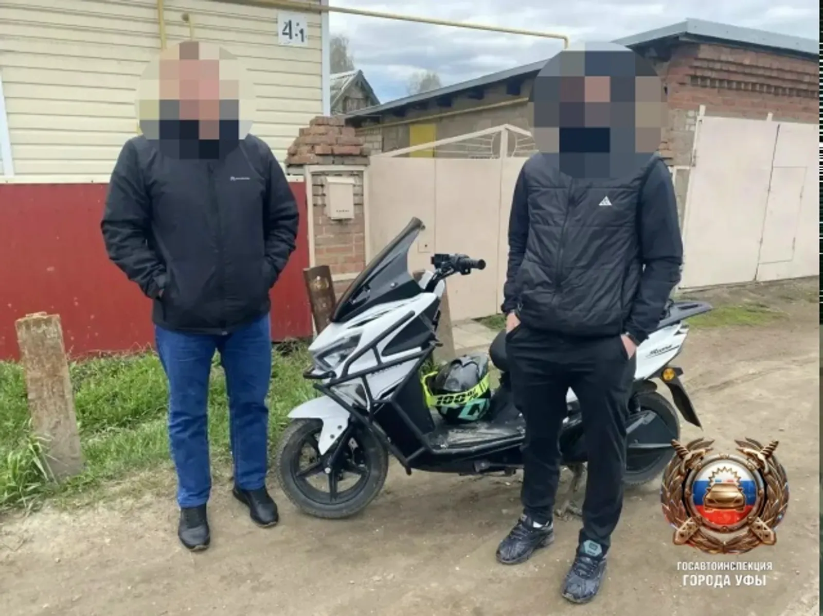 В Уфе задержали подростка за рулём скутера