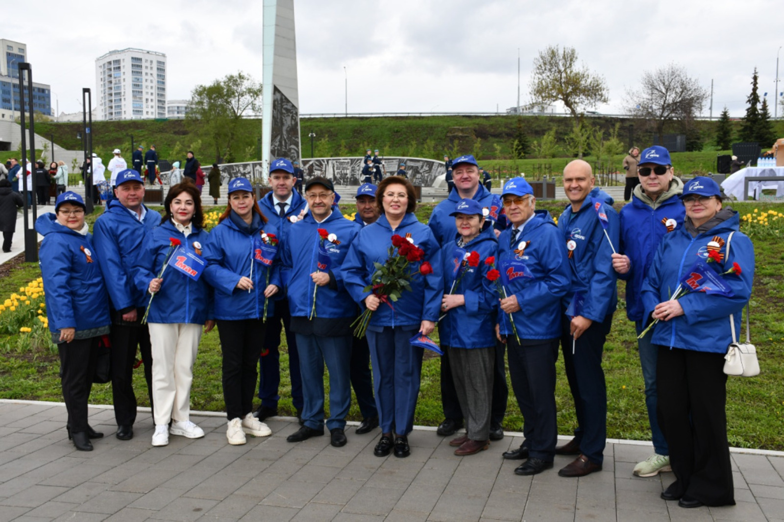 Профактив Башкирии возложил цветы к стеле «Уфа – город трудовой доблести»