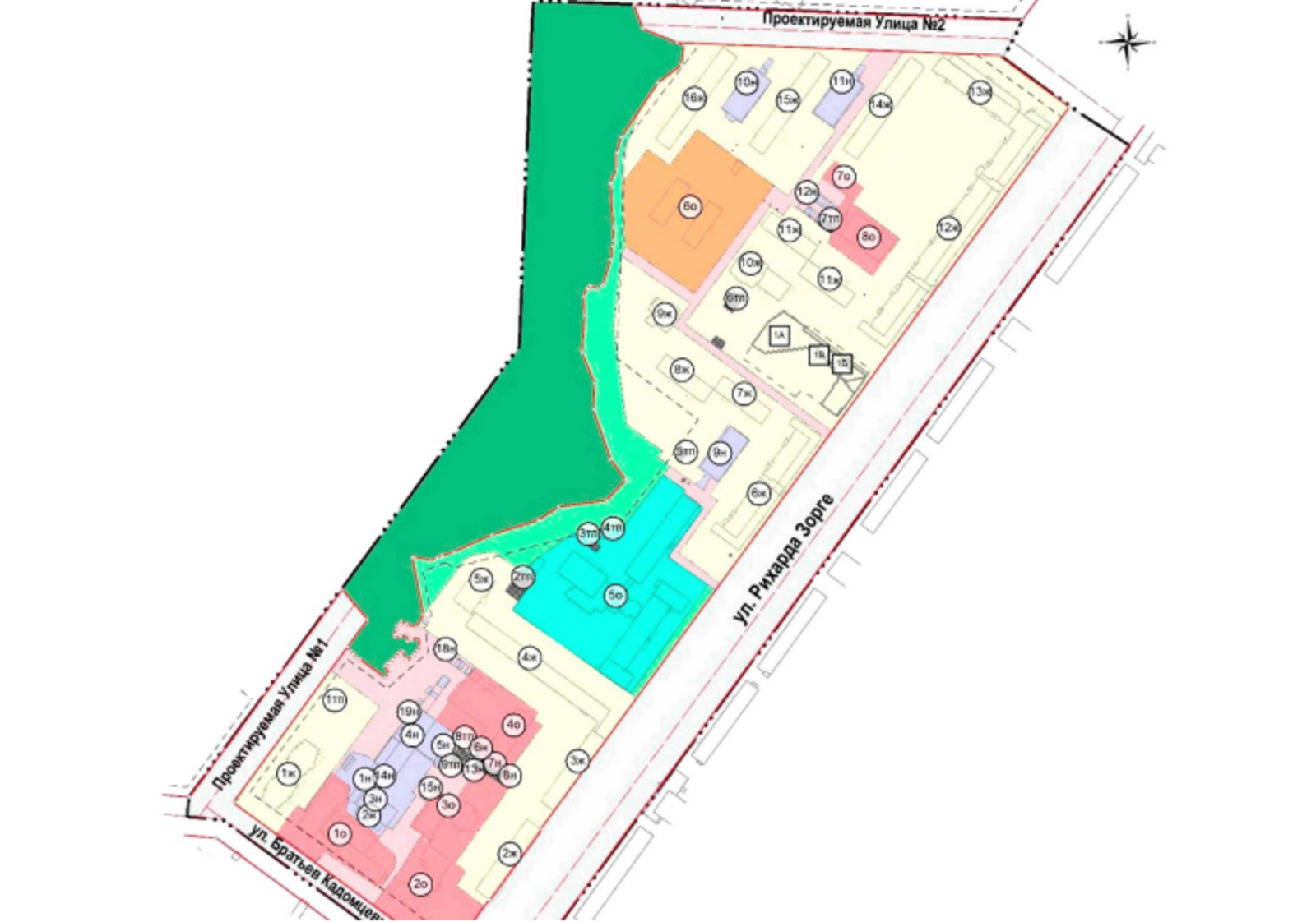 В Уфе в районе медучилища на улице Рихарда Зорге построят новый жилой комплекс