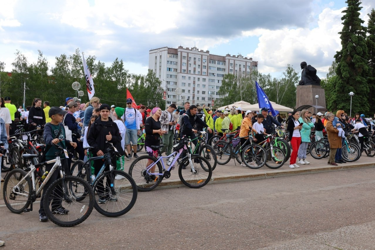 В Стерлитамаке на трассу «Дня 1 000 велосипедистов» выехали 4 000 горожан
