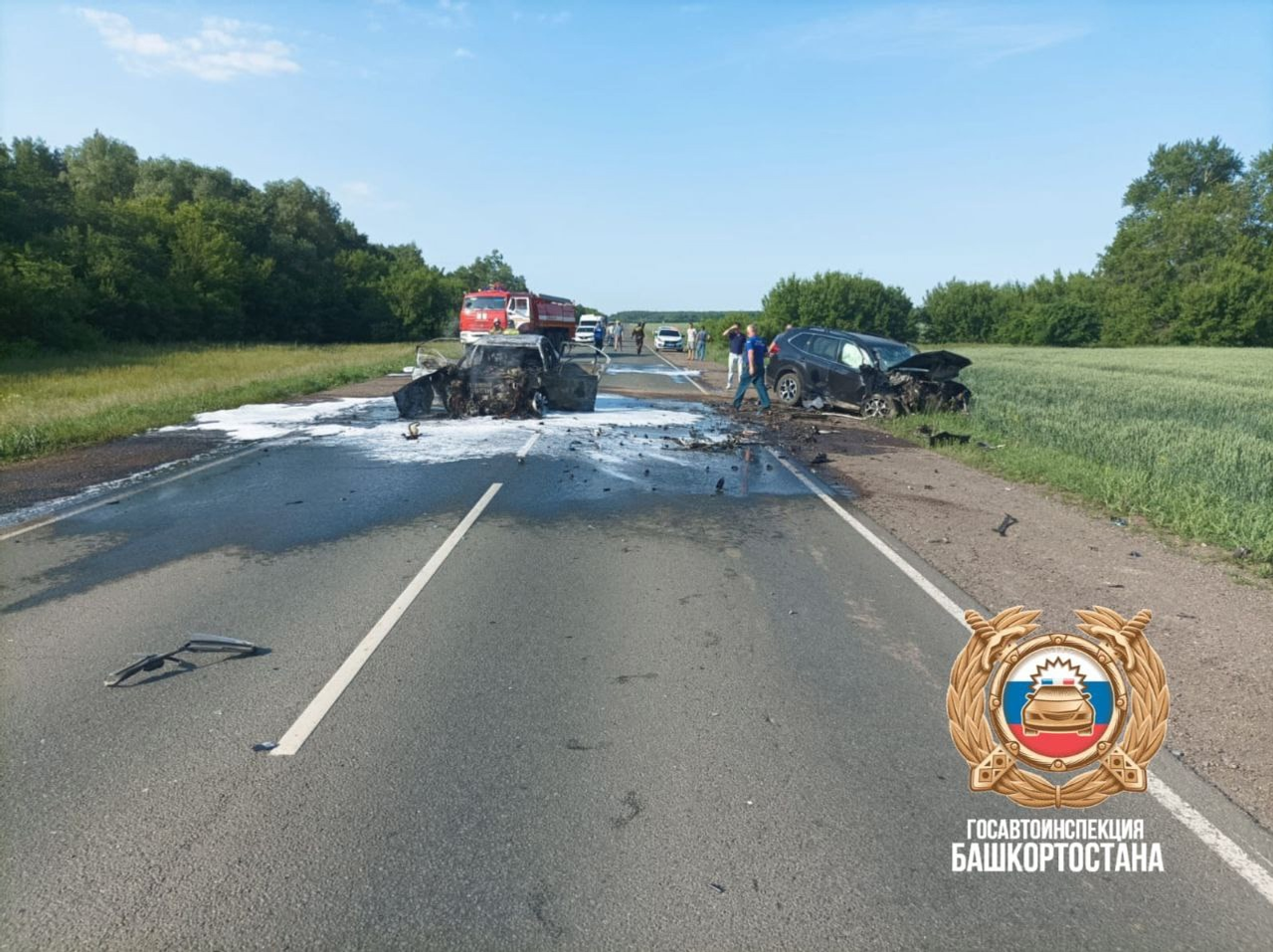 В Башкирии три человека госпитализированы в результате ДТП