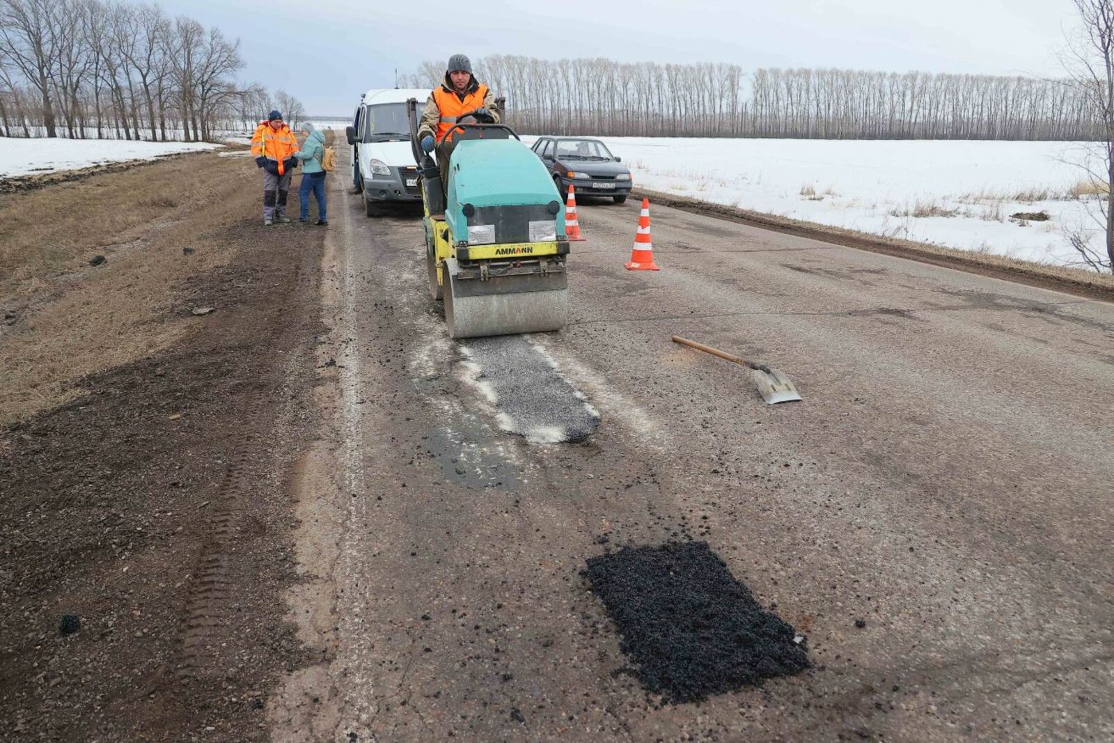 В Уфе и Стерлитамаке начали ремонтировать дороги по нацпроекту