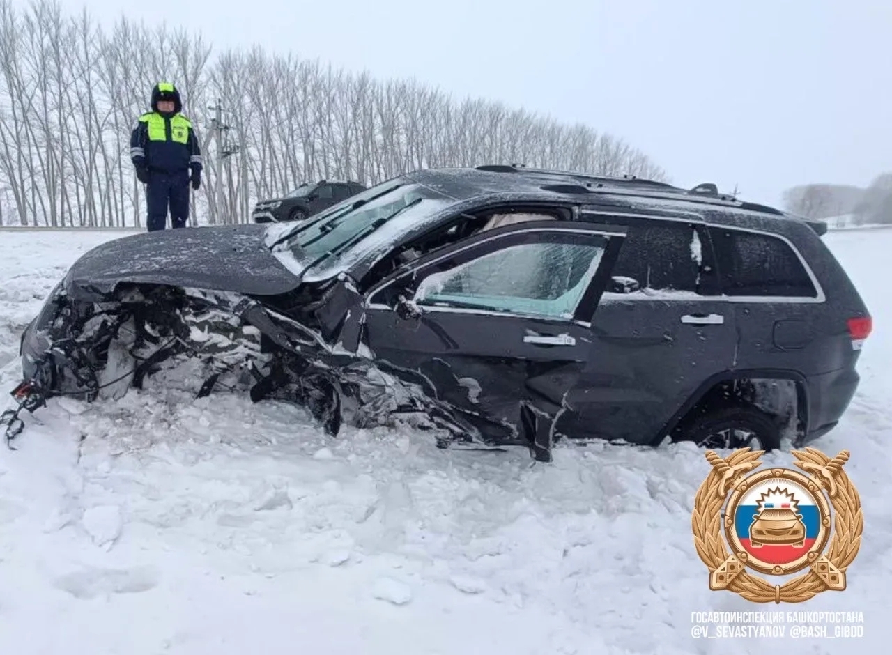 В Башкирии водитель «Хендая» погиб в ДТП