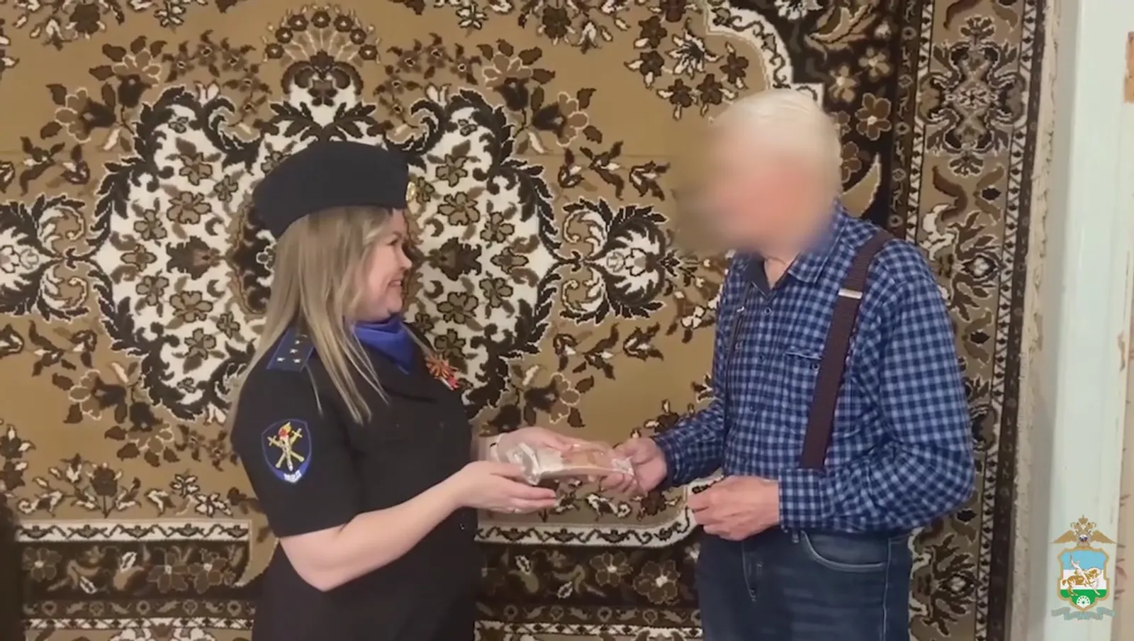 Скриншот видео МВД по РБ.