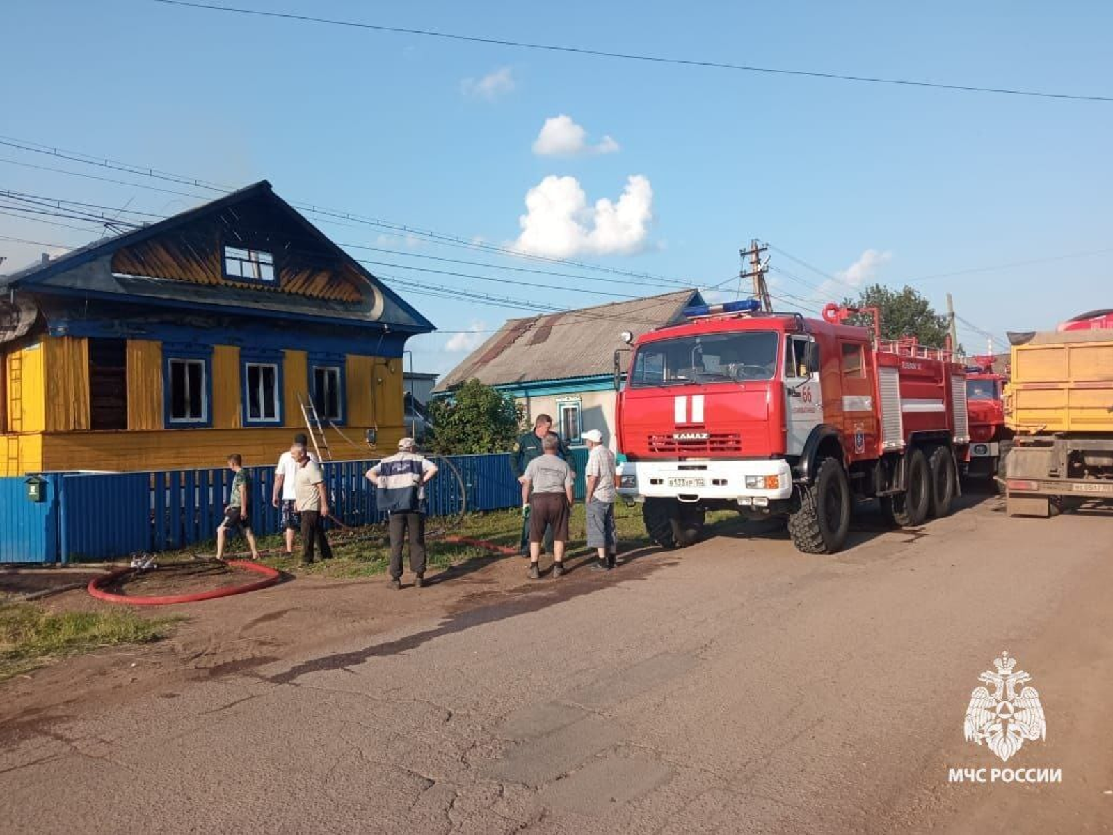 Тела погибших во время пожара в Башкирии детей были обнаружены в разных комнатах