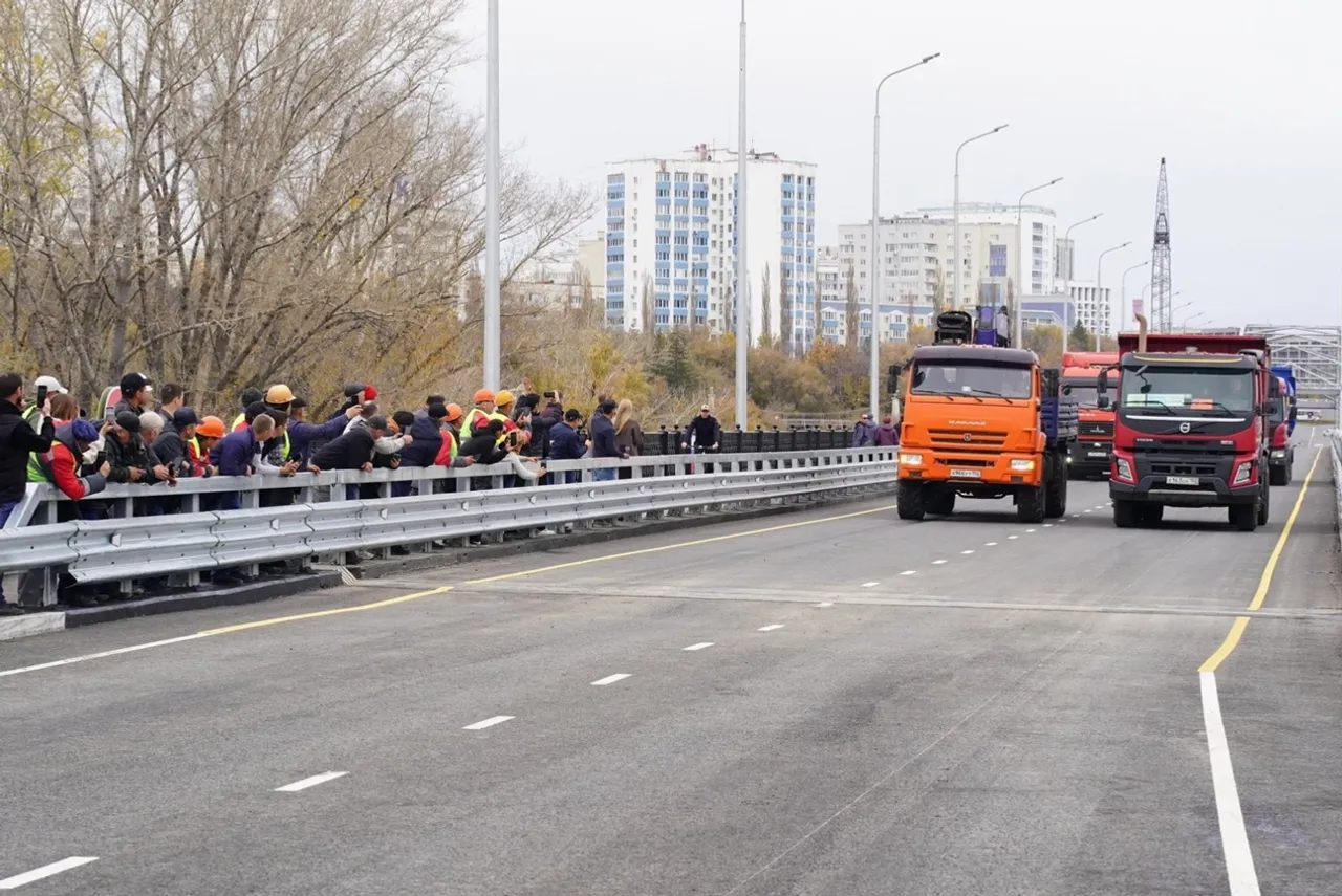 В Уфе открылся арочный мост через реку Белую