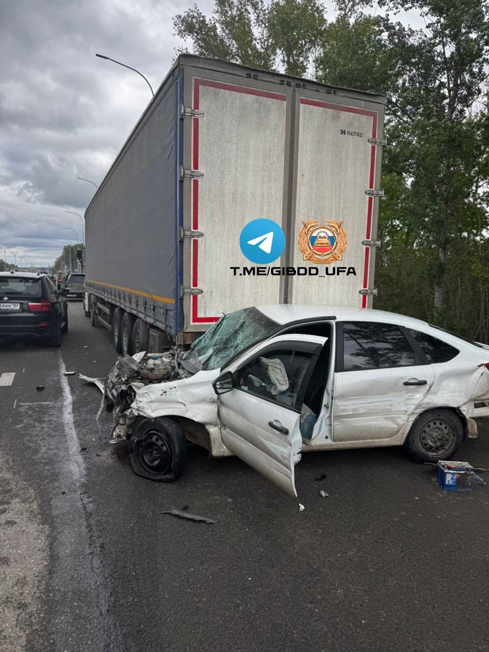 В Уфе в ДТП пострадал водитель «Лады»