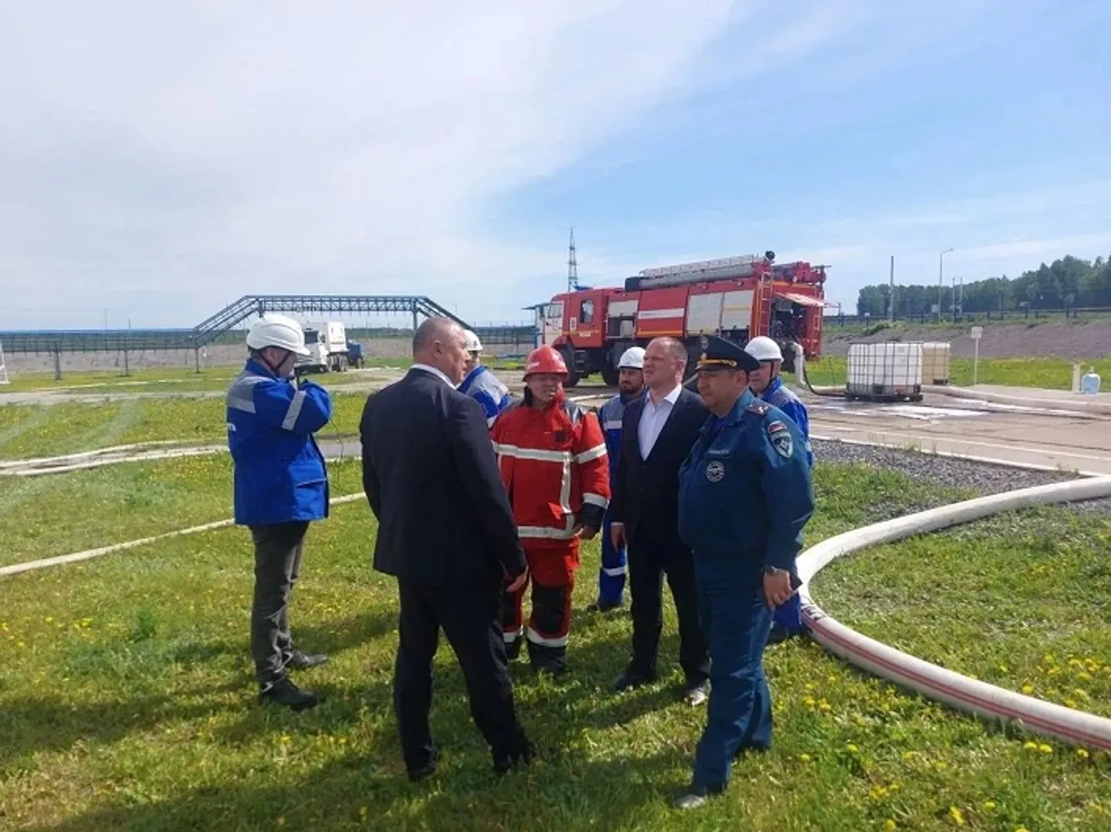 Пожар на нефтебазе под Уфой потушен