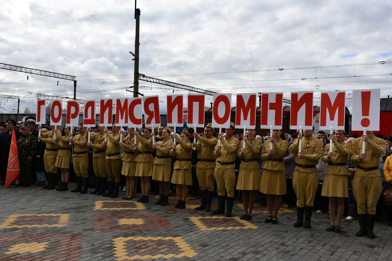 В Башкирию прибыл агитпоезд «Победы»