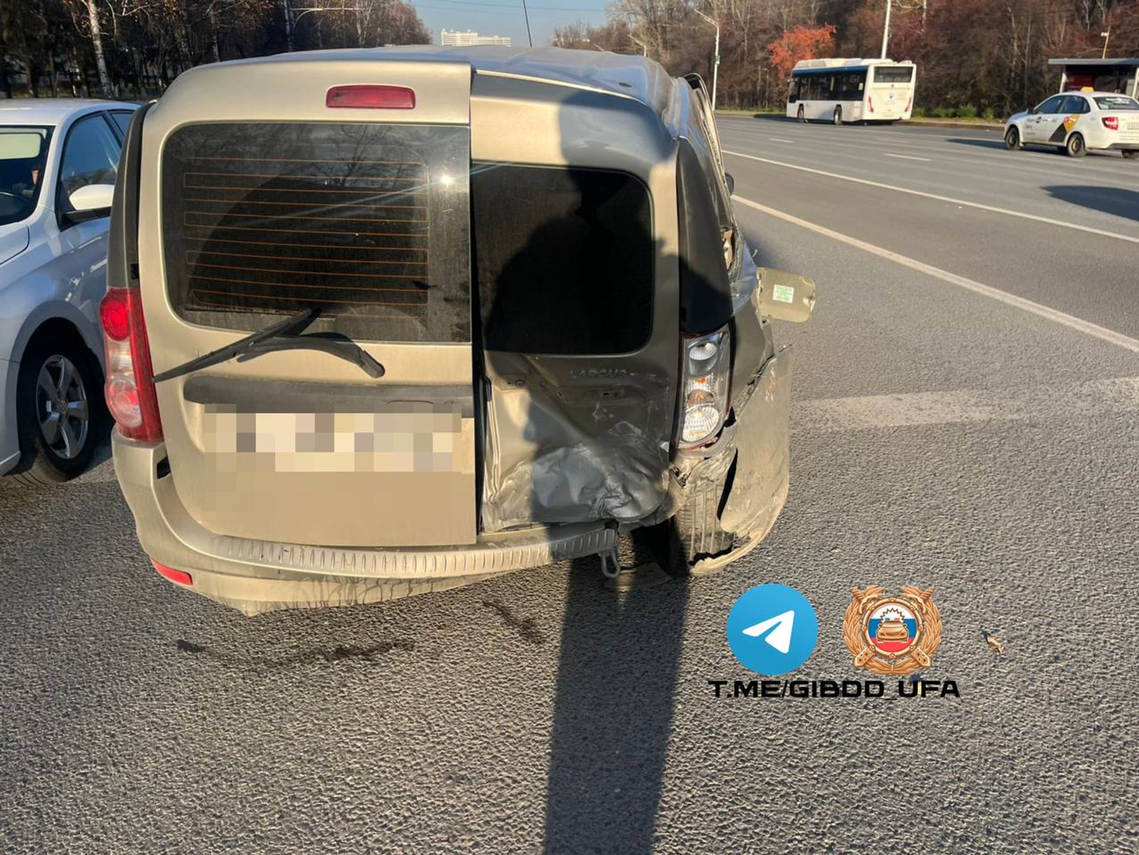 В Уфе после ДТП госпитализирован водитель «Ларгуса»