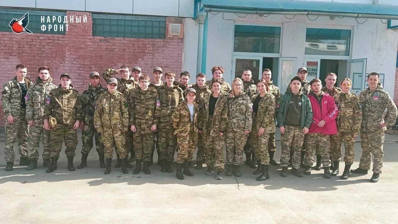 Молодёжная группа Народного фронта Башкирии прибыла на помощь волонтёрам Оренбуржья