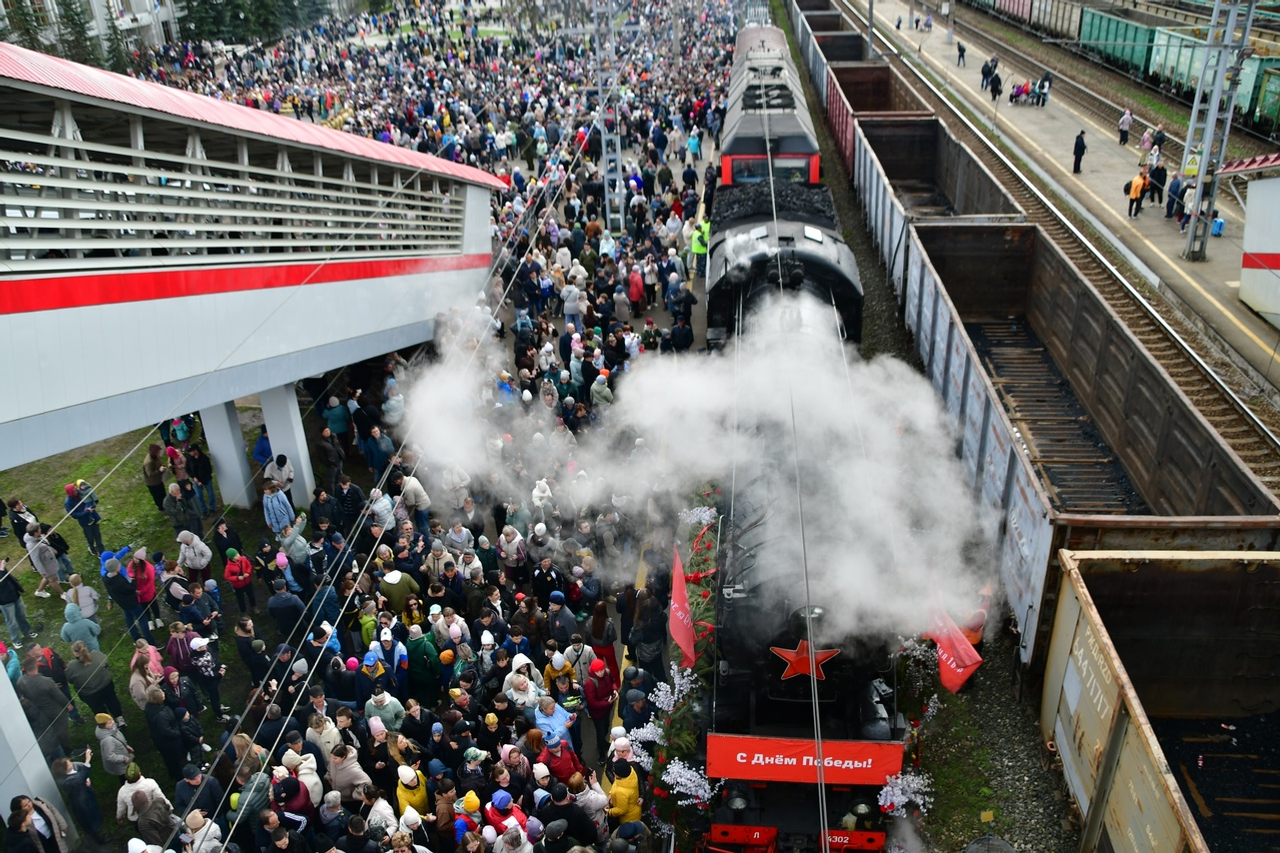 В Башкирию прибыл агитпоезд «Победы»