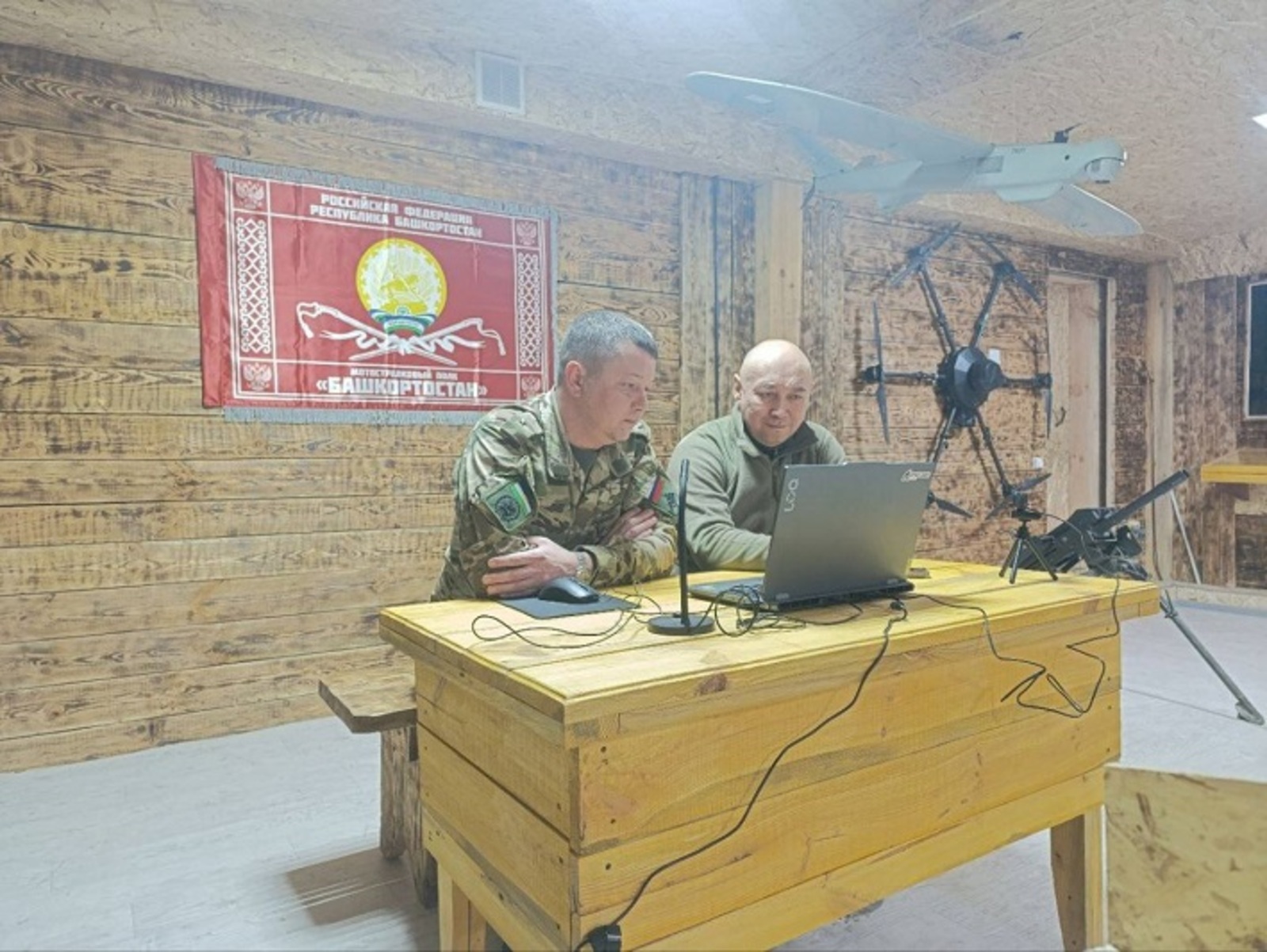 Бойцы из Башкирии провели телемост с саратовскими детьми