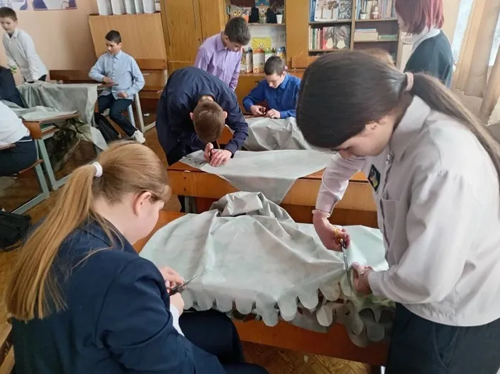 Школа села Калинники.