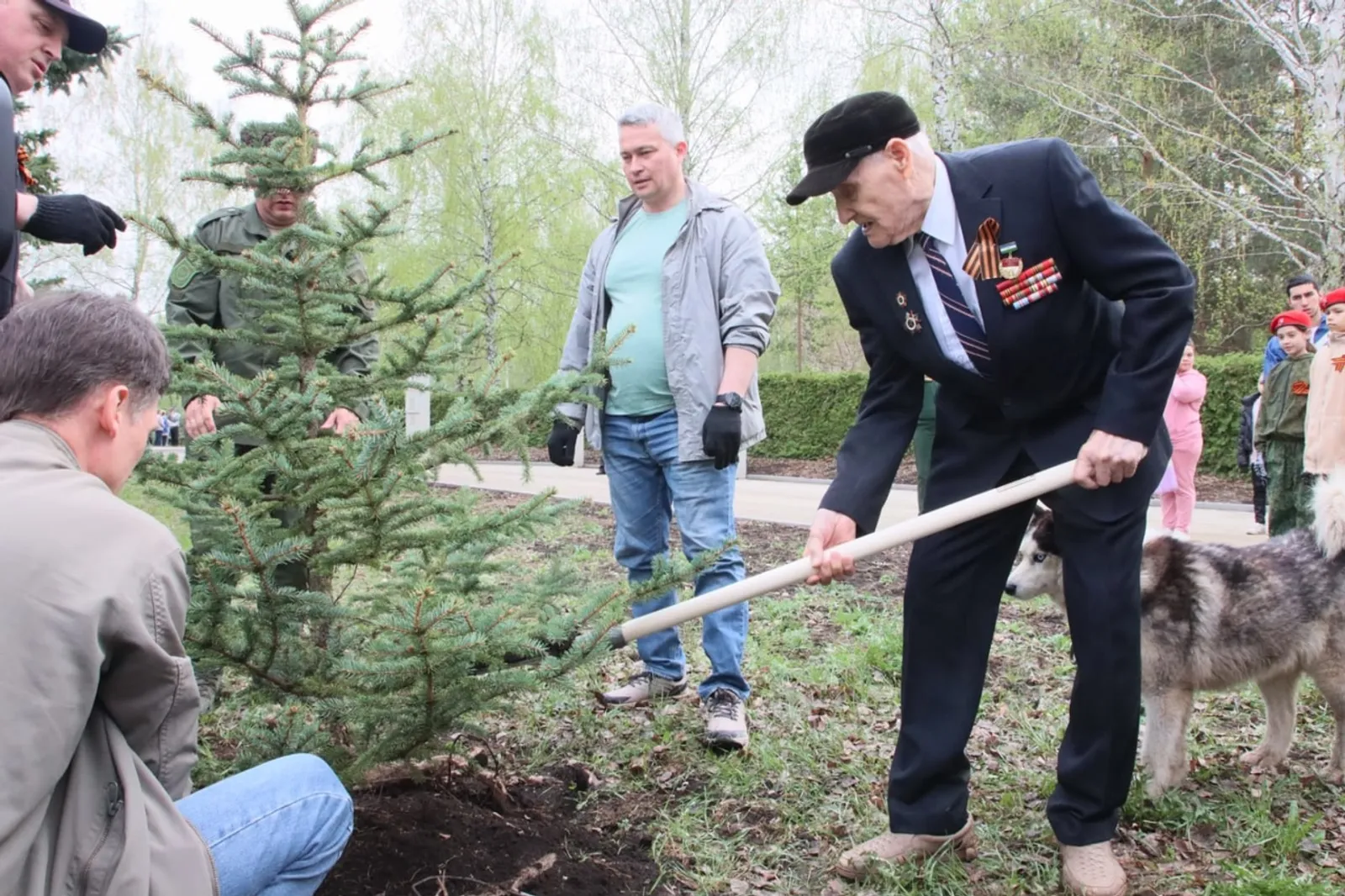 В Башкирии высажено более 5,5 тыс. крупномеров и почти 100 тыс. кустарников