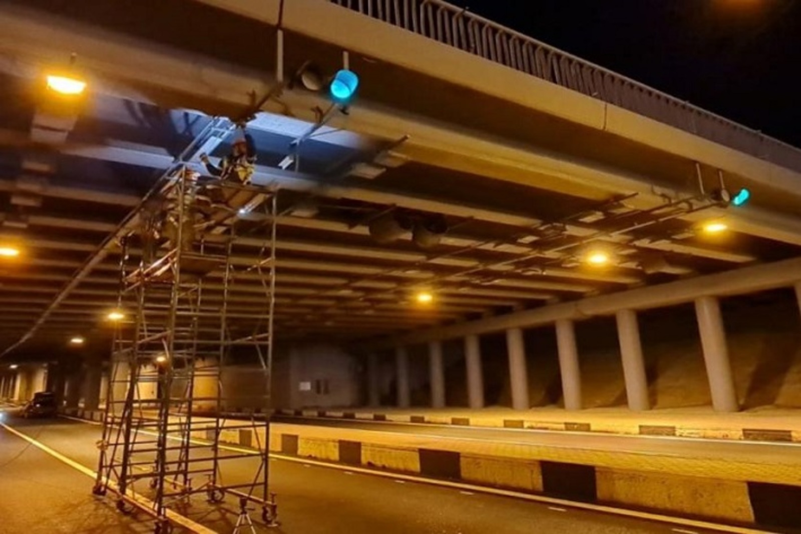 В тоннеле на проспекте Салавата Юлаева в Уфе заменят светильники